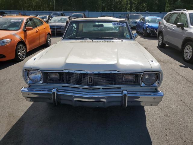 VH23C5F188847 - 1975 PLYMOUTH VALIANT WHITE photo 5