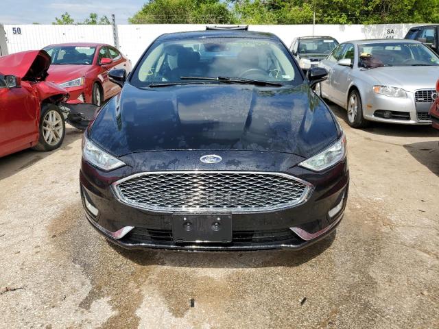 3FA6P0D90KR109887 - 2019 FORD FUSION TITANIUM BLACK photo 5