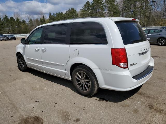 2C4RDGCG8HR625289 - 2017 DODGE GRAND CARA SXT WHITE photo 2