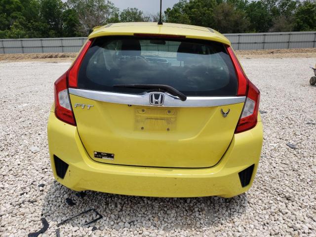 3HGGK5H86FM766712 - 2015 HONDA FIT EX YELLOW photo 6