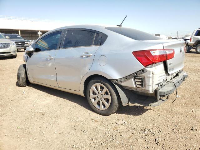 KNADM4A38G6639771 - 2016 KIA RIO LX SILVER photo 2