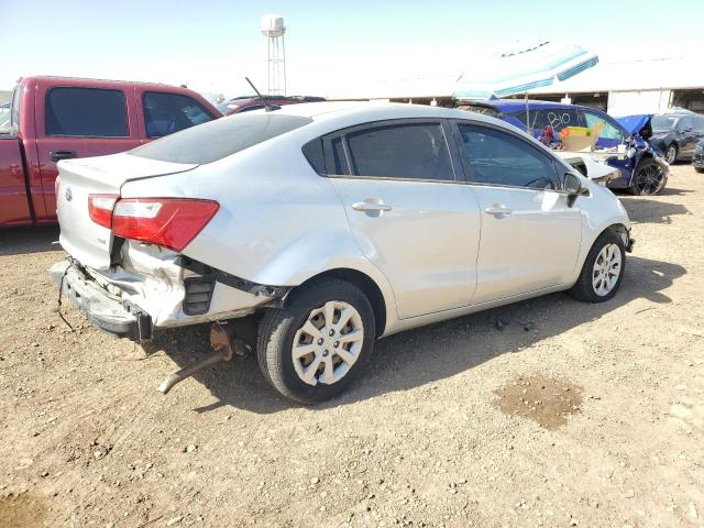 KNADM4A38G6639771 - 2016 KIA RIO LX SILVER photo 3