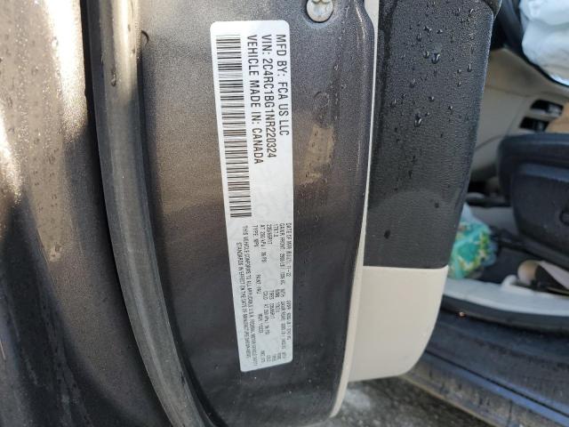 2C4RC1BG1NR220324 - 2022 CHRYSLER PACIFICA TOURING L Grafit foto 12