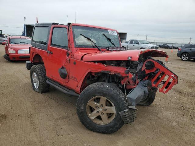 1C4AJWAGXFL521864 - 2015 JEEP WRANGLER SPORT RED photo 4