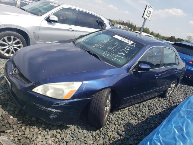 1HGCM66525A043765 - 2005 HONDA ACCORD EX BLUE photo 2