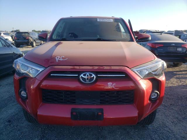 JTENU5JR7M5874046 - 2021 TOYOTA 4RUNNER SR5/SR5 PREMIUM 红色 照片 5