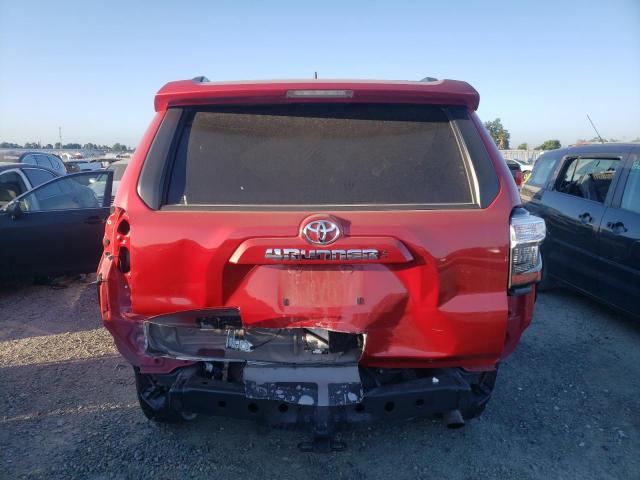 JTENU5JR7M5874046 - 2021 TOYOTA 4RUNNER SR5/SR5 PREMIUM RED photo 6