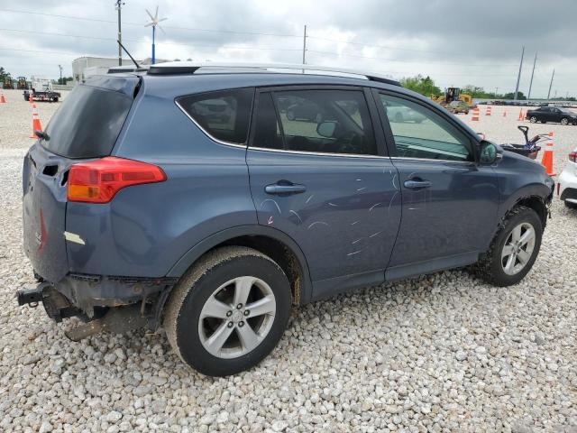 2T3RFREV5DW024889 - 2013 TOYOTA RAV4 XLE BLUE photo 3