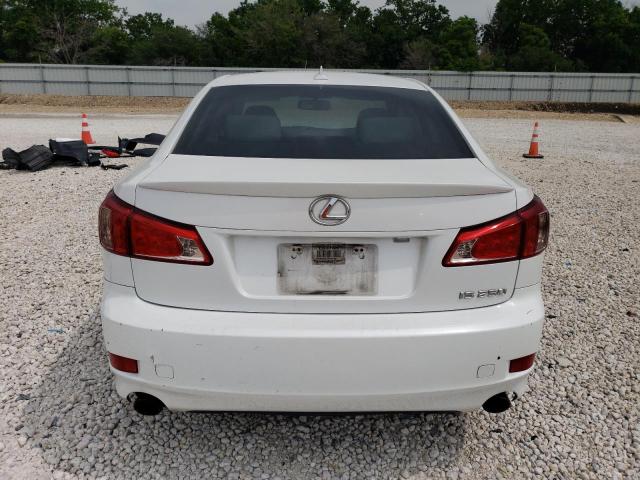 JTHBF5C21C5182055 - 2012 LEXUS IS 250 WHITE photo 6