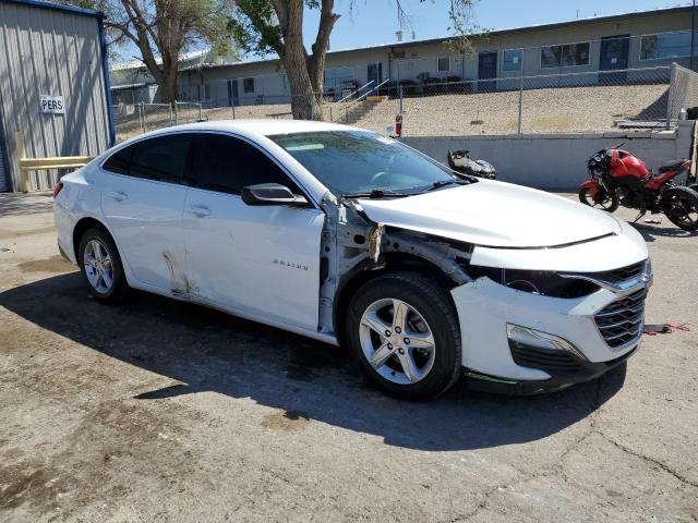 1G1ZB5ST3MF032491 - 2021 CHEVROLET MALIBU LS WHITE photo 4