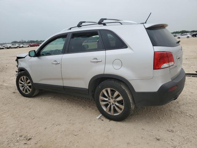 5XYKU4A29BG182248 - 2011 KIA SORENTO EX 银色 照片 2