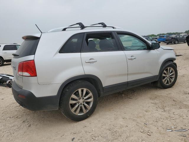 5XYKU4A29BG182248 - 2011 KIA SORENTO EX 银色 照片 3