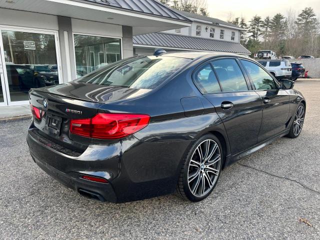 WBAJB9C57JG464547 - 2018 BMW M550XI GRAY photo 4