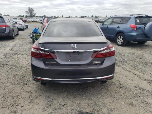 1HGCR2F13HA214891 - 2017 HONDA ACCORD SPORT SPECIAL EDITION GRAY photo 6