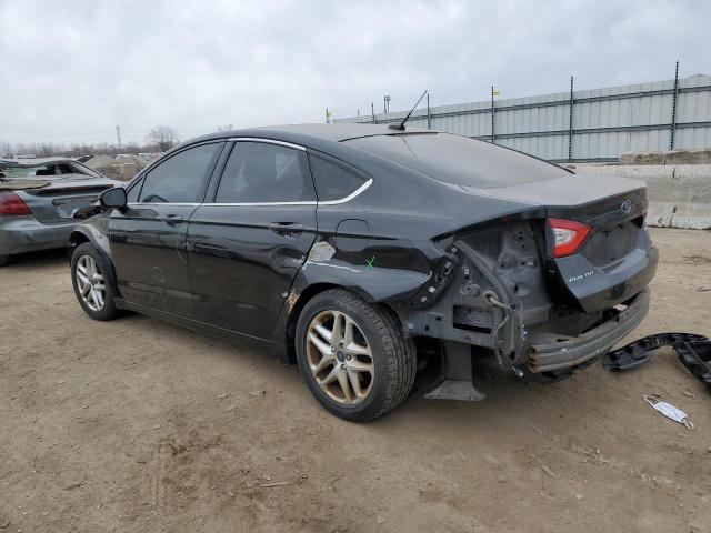 1FA6P0HD9E5404475 - 2014 FORD FUSION SE BLACK photo 2