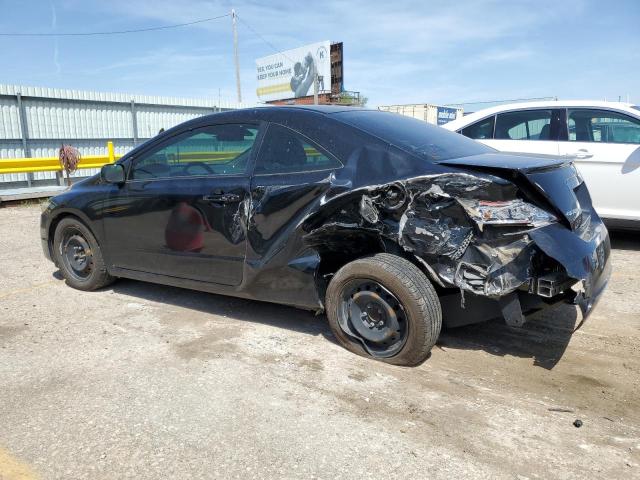 2HGFG1B60BH517845 - 2011 HONDA CIVIC LX BLACK photo 2