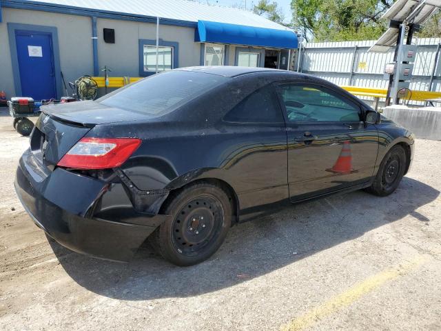 2HGFG1B60BH517845 - 2011 HONDA CIVIC LX BLACK photo 3