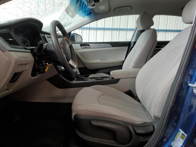 5NPE24AF8KH820794 - 2019 HYUNDAI SONATA SE 蓝色 照片 7