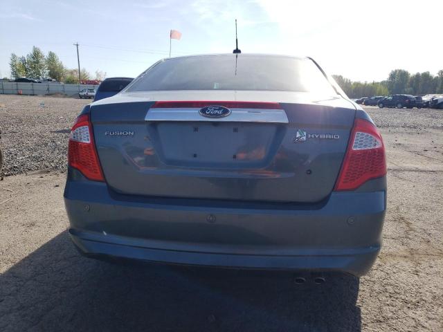 3FADP0L31CR206246 - 2012 FORD FUSION HYBRID GRAY photo 6