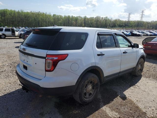 1FM5K8AR4EGC26788 - 2014 FORD EXPLORER POLICE INTERCEPTOR 白色 照片 3