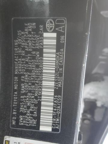 2T1KR32E06C558003 - 2006 TOYOTA COROLLA MA XR BLACK photo 13