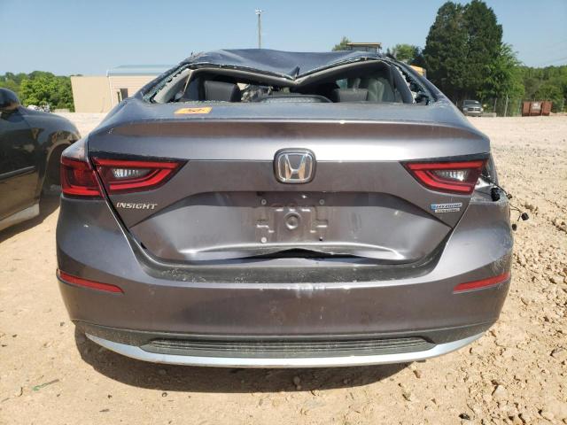 19XZE4F96NE012724 - 2022 HONDA INSIGHT TOURING GRAY photo 6