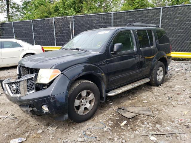 5N1AR18W06C623534 - 2006 NISSAN PATHFINDER LE BLACK photo 1