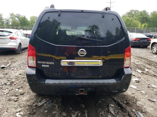 5N1AR18W06C623534 - 2006 NISSAN PATHFINDER LE BLACK photo 6