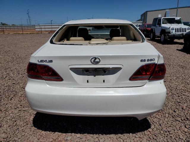 JTHBA30G865172422 - 2006 LEXUS ES 330 WHITE photo 6