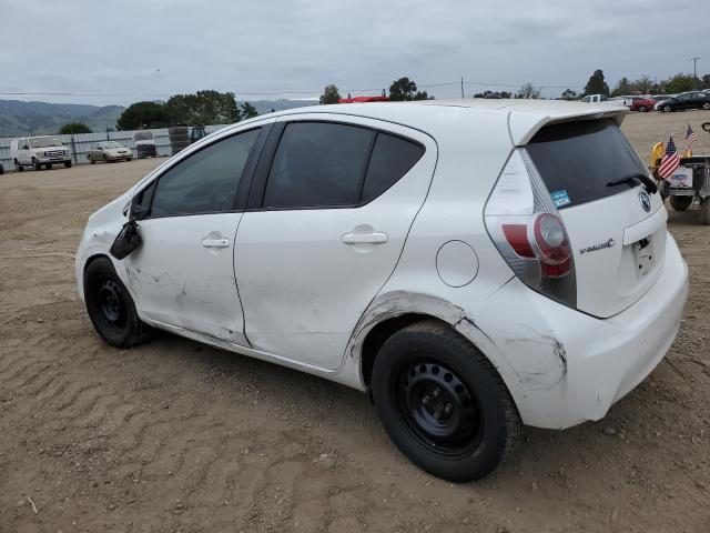 JTDKDTB36D1545660 - 2013 TOYOTA PRIUS C WHITE photo 2