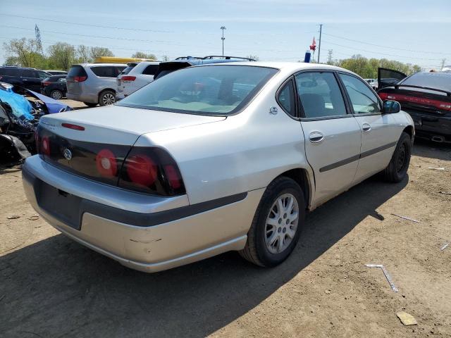 2G1WF52E059237608 - 2005 CHEVROLET IMPALA SILVER photo 3