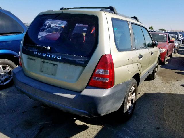 JF1SG63674H711182 - 2004 SUBARU FORESTER 2.5X  photo 4