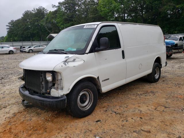 1GCFG15R121135603 - 2002 CHEVROLET EXPRESS G1 WHITE photo 1