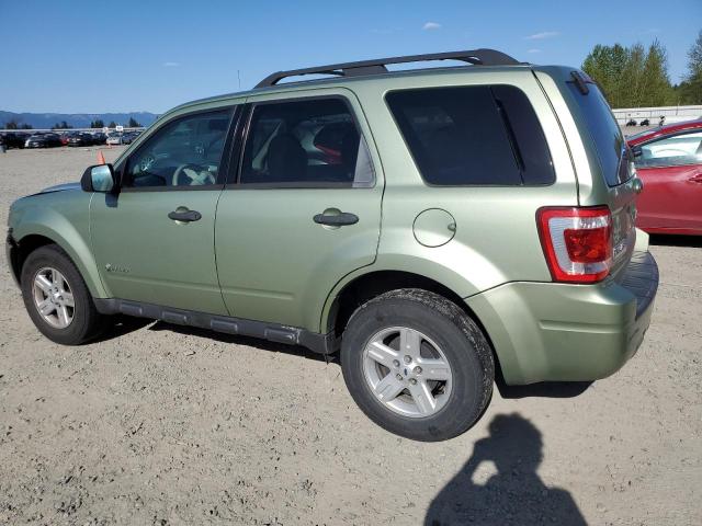 1FMCU49399KA12926 - 2009 FORD ESCAPE HYBRID GREEN photo 2