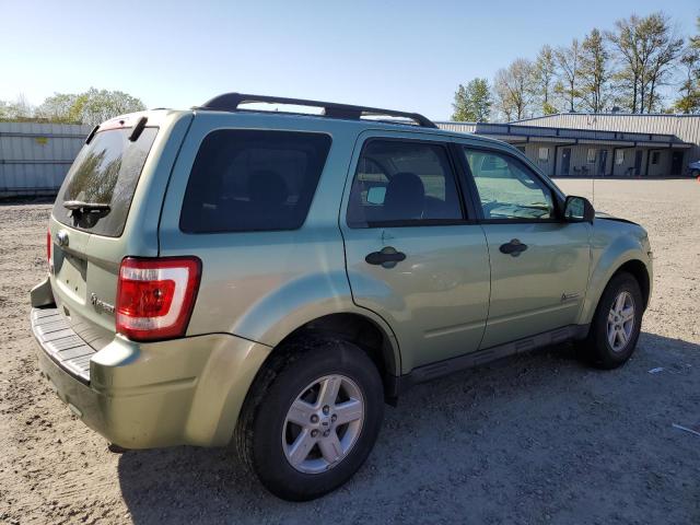 1FMCU49399KA12926 - 2009 FORD ESCAPE HYBRID GREEN photo 3