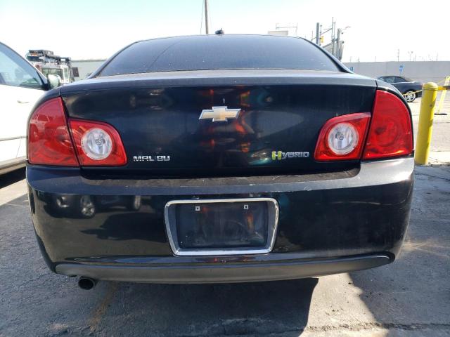 1G1ZF57559F118665 - 2009 CHEVROLET MALIBU HYBRID BLACK photo 6