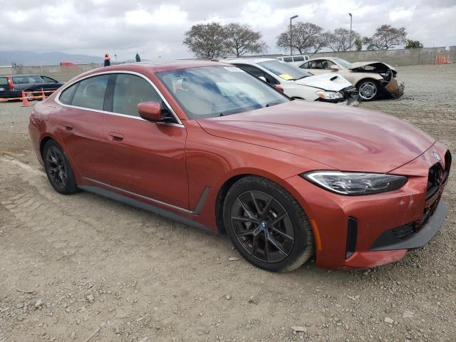 WBY73AW09PFN61287 - 2023 BMW I4 EDRIVE 40 BROWN photo 4