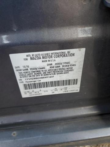 1YVHZ8BHXB5M11237 - 2011 MAZDA 6 I Mavi foto 12