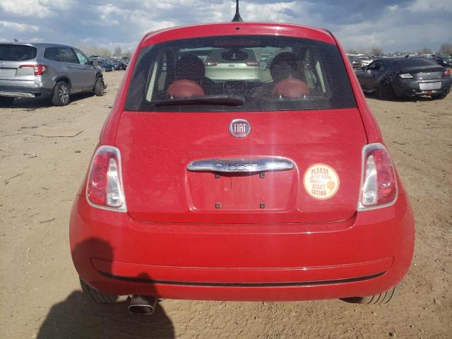 3C3CFFKR6HT527814 - 2017 FIAT 500 POP RED photo 6