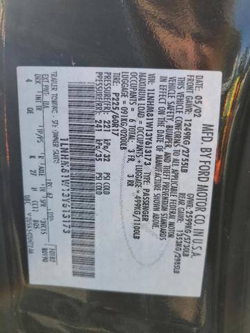 1LNHM81W13Y613173 - 2003 LINCOLN TOWN CAR EXECUTIVE BLACK photo 12