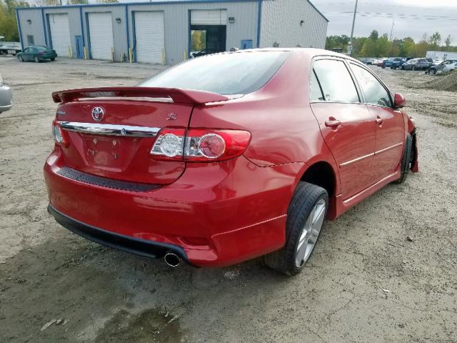 2T1BU4EE9DC021353 - 2013 TOYOTA COROLLA BASE  照片 4