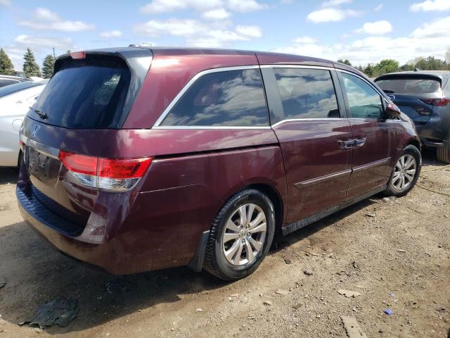 5FNRL5H6XEB059893 - 2014 HONDA ODYSSEY EXL BURGUNDY photo 3