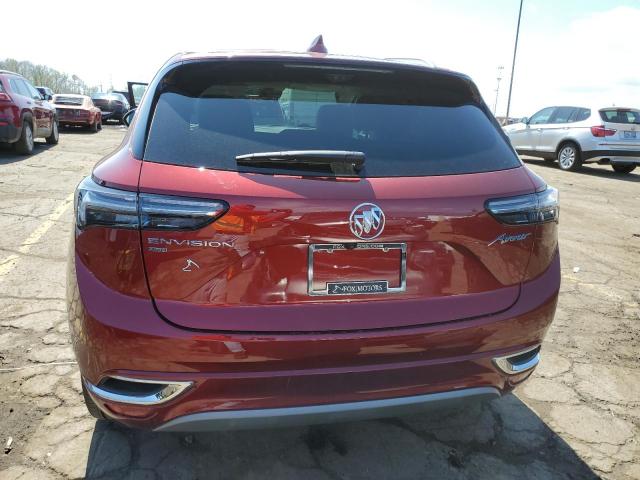 LRBFZSR43PD079599 - 2023 BUICK ENVISION AVENIR RED photo 6