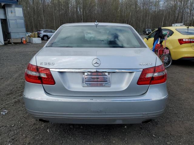 WDDHF8HB6AA076068 - 2010 MERCEDES-BENZ E 350 4MATIC SILVER photo 6