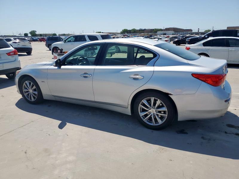 JN1CV7AR2HM681242 - 2017 INFINITI Q50 BASE SILVER photo 2