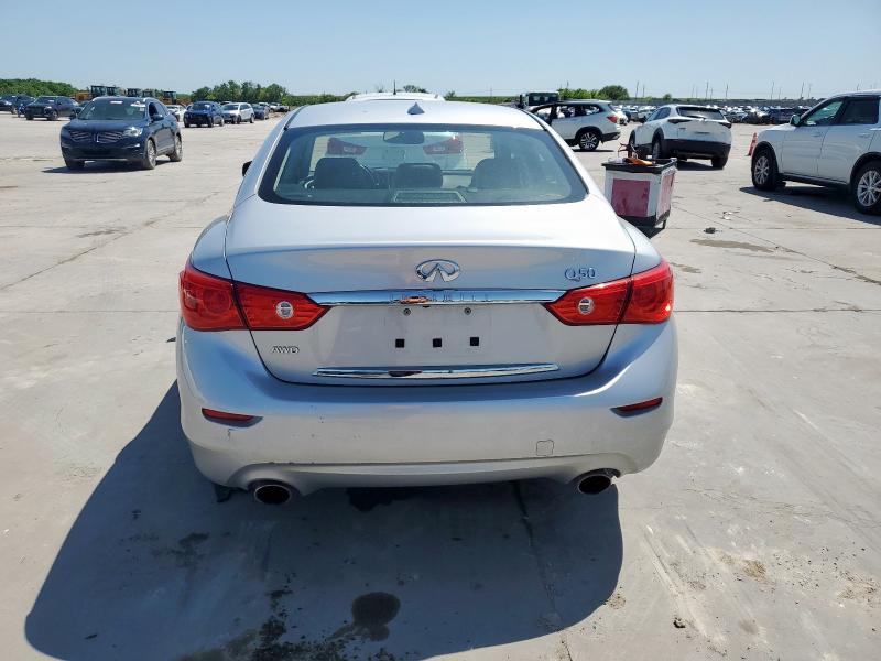 JN1CV7AR2HM681242 - 2017 INFINITI Q50 BASE SILVER photo 6