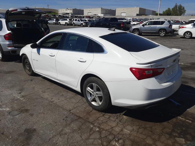 1G1ZG5ST0KF168480 - 2019 CHEVROLET MALIBU RS WHITE photo 2