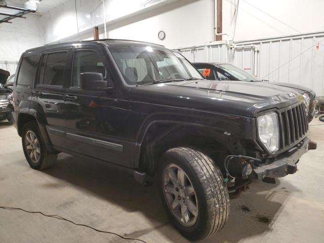 1J8GN28K68W213456 - 2008 JEEP LIBERTY SPORT BLACK photo 4