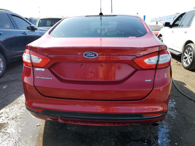 3FA6P0H72ER232717 - 2014 FORD FUSION SE RED photo 6