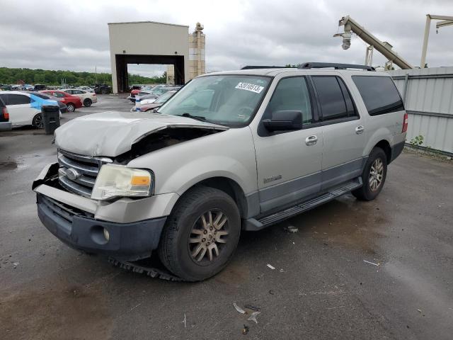 1FMFK15587LA14442 - 2007 FORD EXPEDITION EL XLT SILVER photo 1